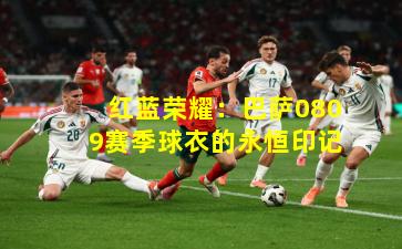 红蓝荣耀：巴萨0809赛季球衣的永恒印记